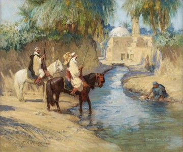 RETURN FROM THE HUNT Frederick Arthur Bridgman Arab Oil Paintings